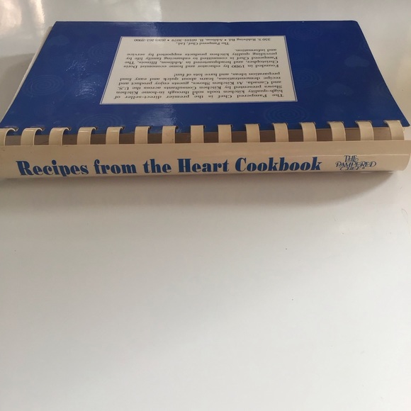 1997 Pampered Chef Cookbook Recipes from the Heart Spiral Bound Recipe Book - Picture 3 of 9